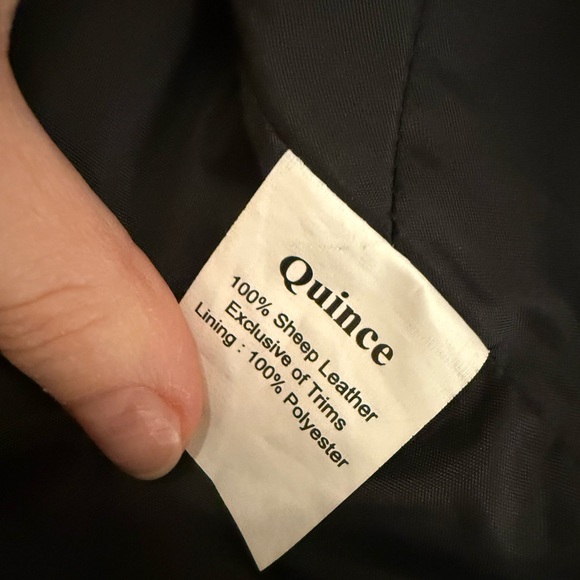 Quince 100% Leather motorcycle jacket - Picture 5 of 13